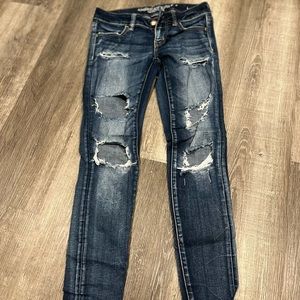 American Eagle Outfitters super stretch super low jegging